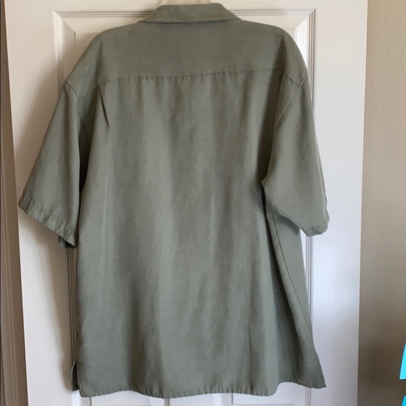 Olive green button down - Picture 4 of 4